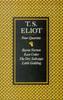 Vier Quartette von T. S. Eliot Taschenbuch 9780571068944