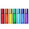 Colored Frosted Roll-on Essential Oil Glass Bottles In Various Styles