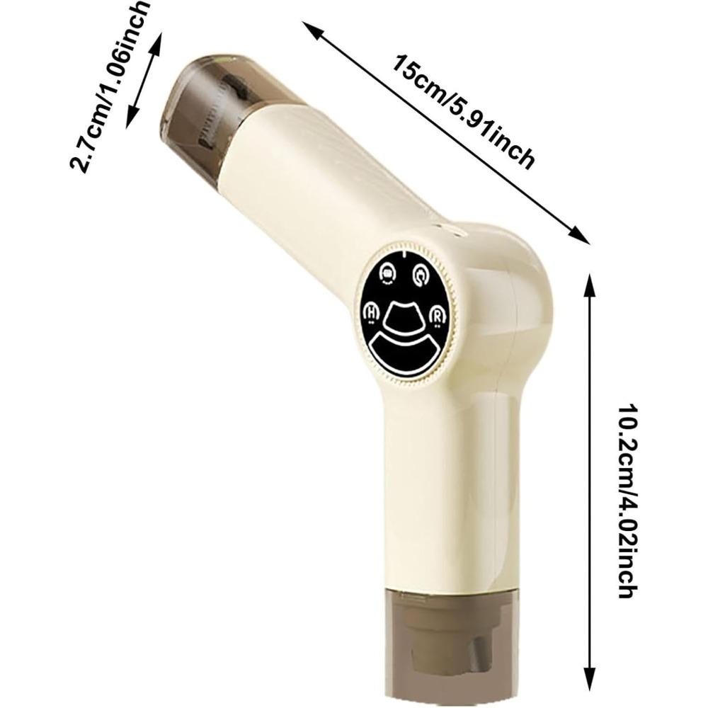 2-in-1 Pet Paw Trimmer & Nail Grinder with LED Light, Ultra-Low Noise, with Quick Sensor and Safety Guard, USB Rechargeable for Small, Medium