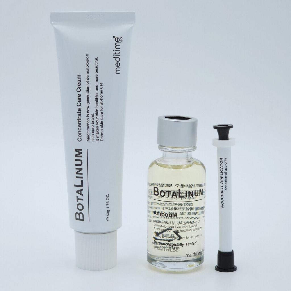 Meditime Botalinum Ampoule 30ml, Concentrate Care Cream 50g, Anti-Aging, Moisturizing, Korean Cosmetics, Kbeauty, Sample