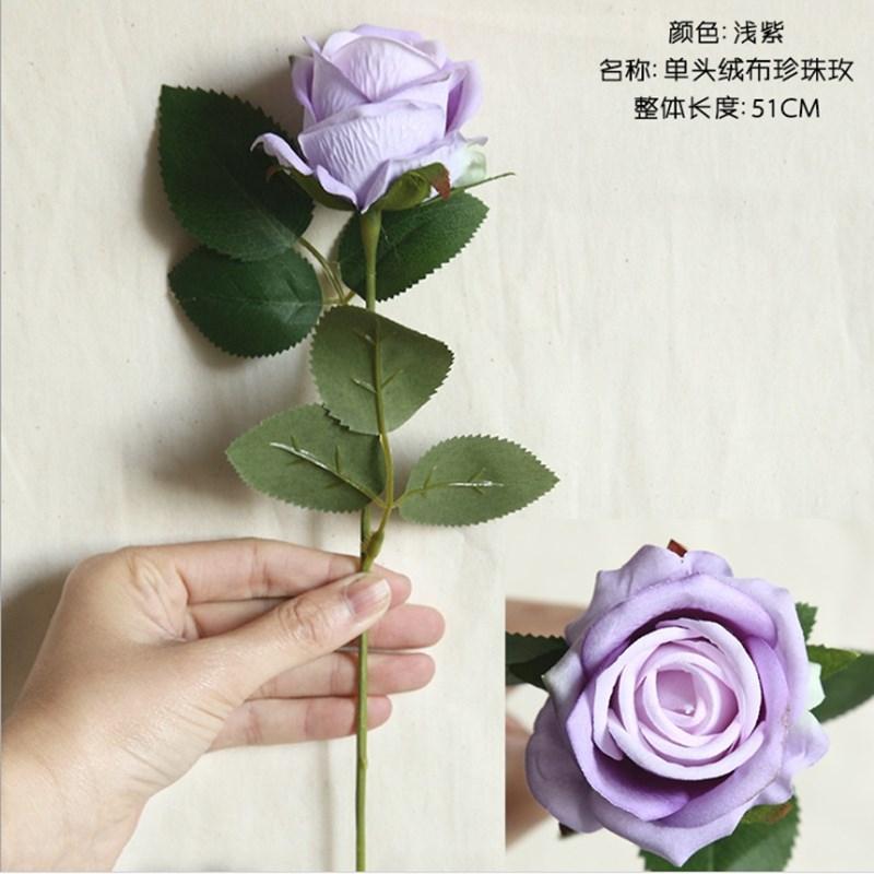 Artificial Flowers Silk Roses Festival Home Vase Decor Wedding Bridal Bouquet Outdoor Garden Bonsai Arch Holiday Party Diy Gifts