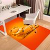 Cute Garfield Printed Absorbent Washable Carpet, Non-Slip Bathroom Mats, Kitchen Rugs, Yoga Mat,Living Room Entrance, Camping Picnic Rugs