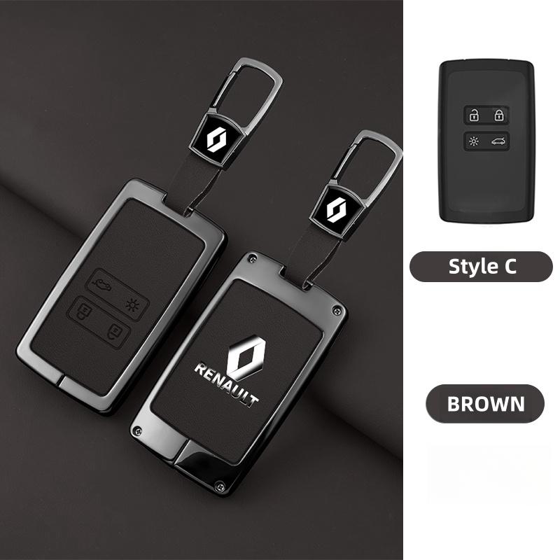 Radkappen für Renault Captur Megane Talisman Espace Clio Zoe Koleos Scenic 4 Arkana Dacia Sandero Card Fashion Metall Auto Schlüsselhülle