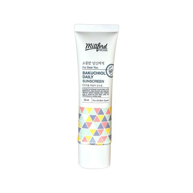 Millford - Ежедневный солнцезащитный крем с бакучиолом 50ml