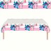 Disney Stitch Cartoon Tablecloth Great Gift for New Year, Holiday Decoration, Birthday Party Catering