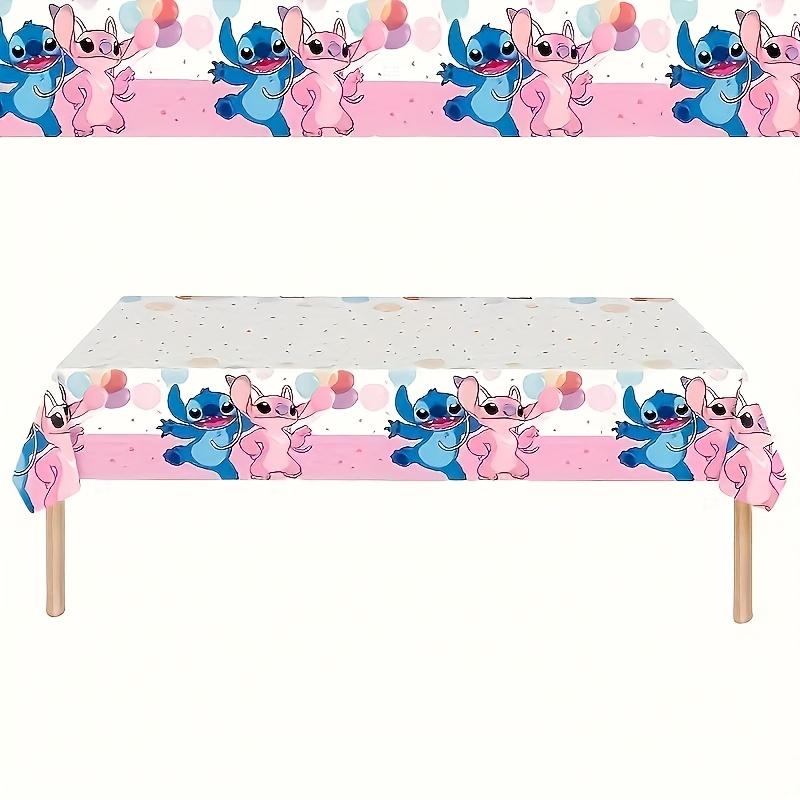 Disney Stitch Cartoon Tablecloth Great Gift for New Year, Holiday Decoration, Birthday Party Catering