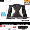 Hexagonal Cotton Ice Fishing Tent - Thickened, No Assembly Needed