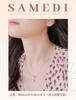 Necklace for Natural S925 Pure Adjustable Perfect As a White [SAMEDI] Women, Pearl, Silver, Hypoallergenic, Length, Present, Gift, Anniversary,