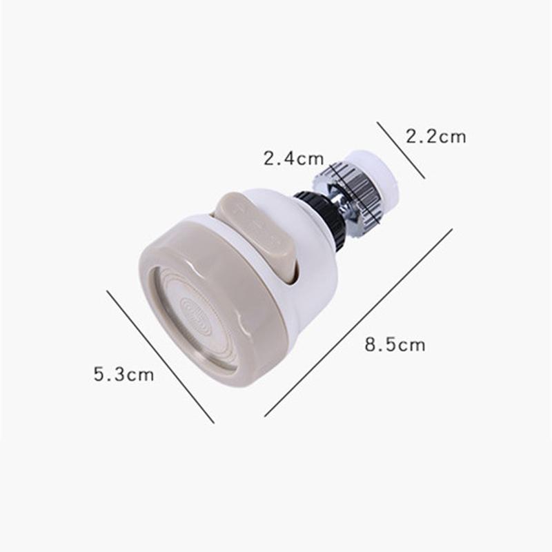 Pressurized 3 Modes Water Saving ABS Faucet Aerators Water Tap Nozzle Filter Splash-proof Faucets Bubbler for Kitchen Bathroom