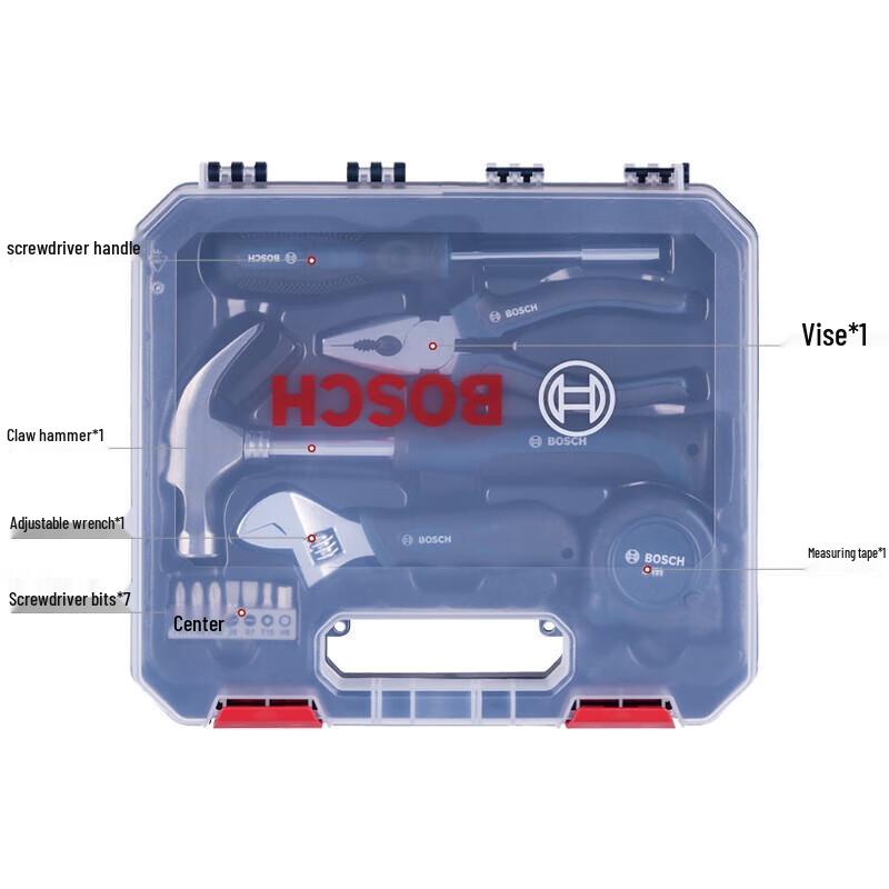 Bosch 12-Piece Household Multi-Tool Set CN plug (adapter included)