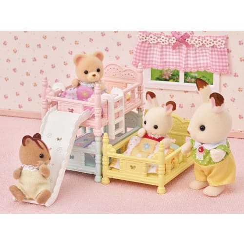 Sylvanian Families Furniture [Baby Triple Bed] Car-219 ST Mark Certification For Ages 3 and Up Toy Dollhouse Sylvanian Families EPOCH