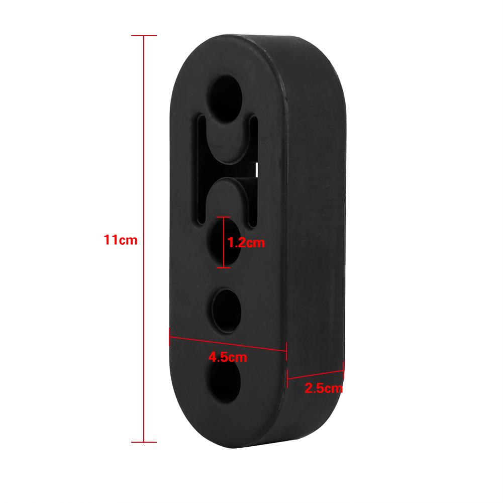 Universal Car Rubber Exhaust Tail Pipe Mount Brackets Hanger Insulator 4 Holes