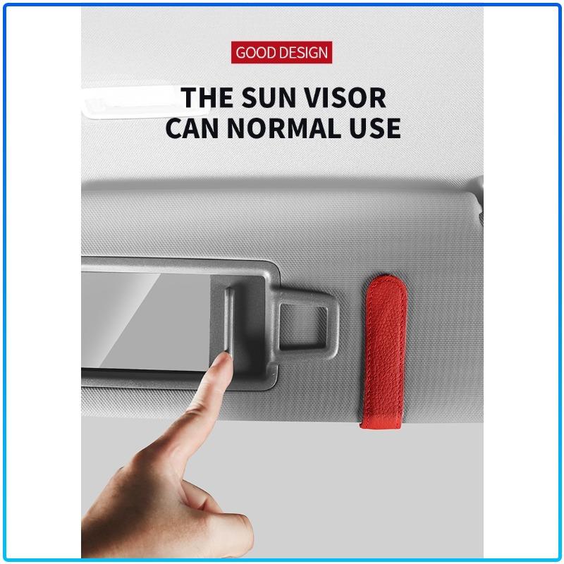 Auto Sun Visor Glasses Box Sunglasses Clip Card Ticket Holder Stand sticker For Volvo XC90 XC60 XC70 XC40 V90 V60 V40 C70 C30 S80