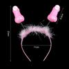 1/2/3Pcs Funny Penis Headband Tiara Bachelorette Party Supplies Hen Night Bride To Be Wedding Decorations Novelty Nude Sex Toys