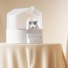 Clearly View 360Degree Hamster Sand Bath House SplashProof Base For Exploration Sleep Hideouts Easy Cleaning Maintenance