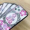 iPhone 15 Lace Painted Pattern TPU Anti-Fall Phone Case