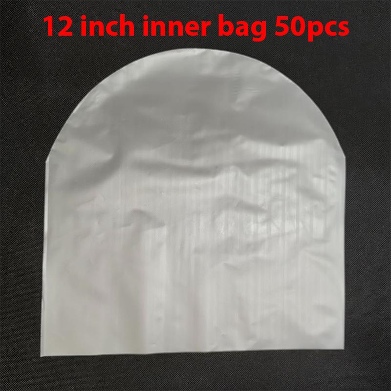 50 шт. 12  Прозрачный защитный пакет для виниловой пластинки LP, пластиковые пакеты для пластинок, антистатические рукава для пластинок, внутренний пленочный пакет для виниловой пластинки