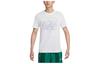 T Shirts Men's White Crew Neck Moderate Straight Fit FV8433-100