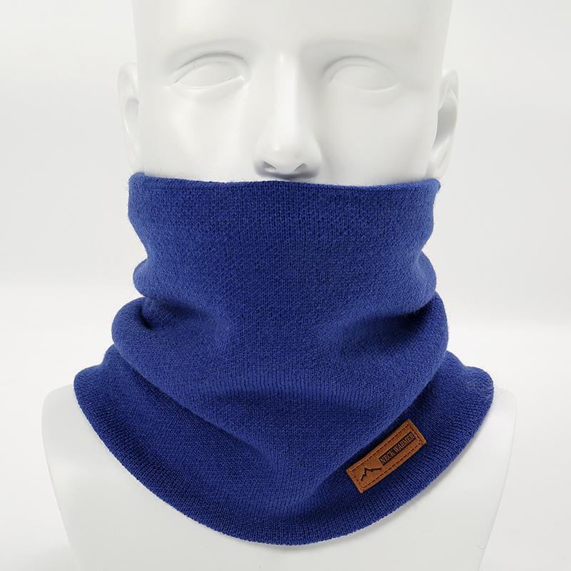 

Winter Warm Scarf For Women Knitted Neck Scarves Rings Plush Solid Men S Collar Ring Female Foulard Neckerchief 21x24cm