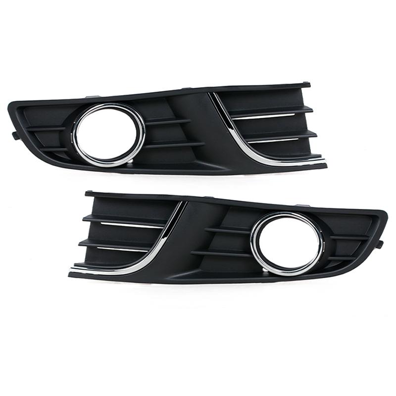 Car Front Bumper DRL Fog Light Lamp Trim Grille Cover Frame Lid Bezel For VW Polo 5 MK5 2011 2012 2013