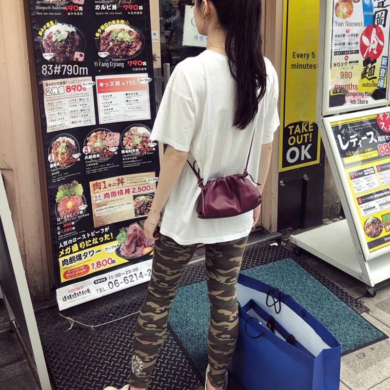 2019 Neue AM Axige Cloud Style Weiches Leder Damen Schulter Umhängetasche