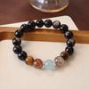 Natural Agate Yellow Crystal Crystal Bracelet, Hand Jewelry, Personalized Exquisite Bracelet, Qiankun Circle. Fashion Women Daily Jewelry Lucky Gift