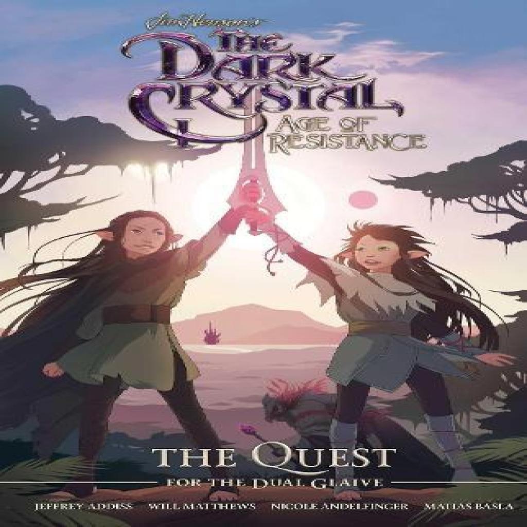 Jim Hensons The Dark Crystal Age of Resistance The Quest for the Dual Glaive Hardback Book 9781684155620