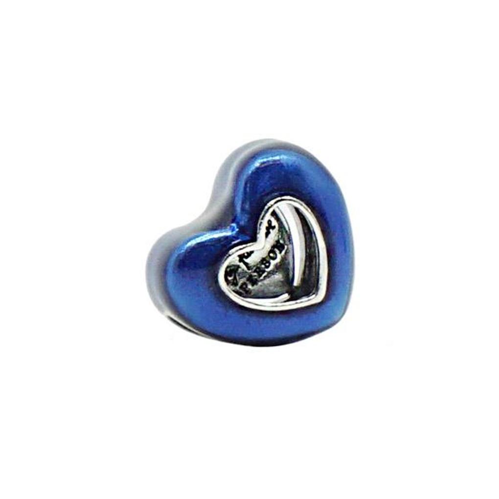 Pandora Blue Spinnable Heart Charm 792750C01