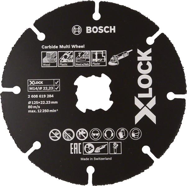 X-Lock Carbide Multi Wheel Cutting Disc 125*1*22.23 10 Pcs - B 2608619369