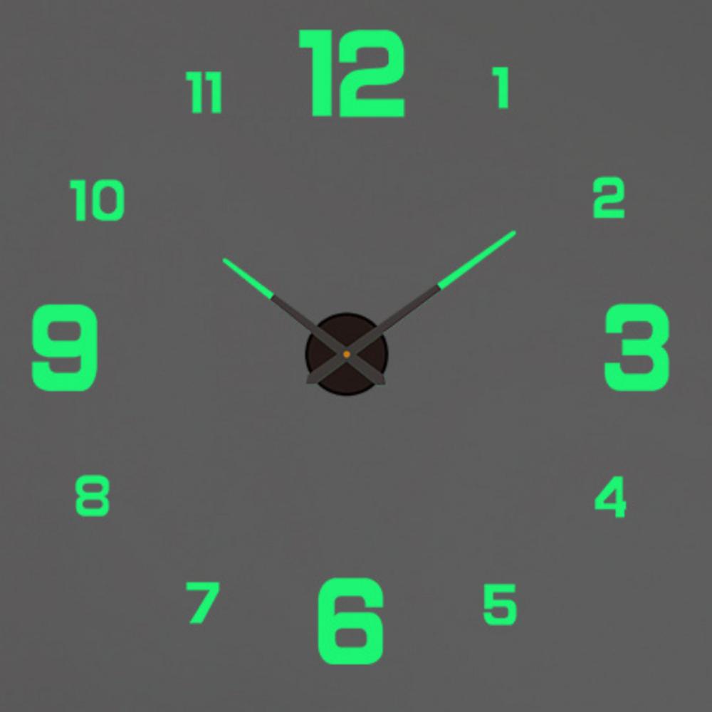 Modern Design Large Wall Clock 3D DIY Quartz Clocks Watches Acrylic Mirror Stickers Living Room Home Decor Horloge