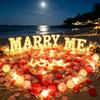 16cm Alphabet Letter LED Lights Marquee Sign Number Lamp Decoration Night Light For Party Bedroom Wedding Birthday Christmas