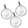 10pcs 20mm Size Round Pendant Tray Stainless Steel Material Blank Pendant Tray  Necklace Making