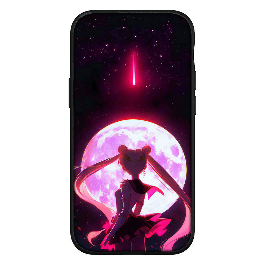 

Cover for iPhone 17 16 15 Xiaomi Poco Redmi Note 14 13 12 11 Pro Max 9 16e Samsung Galaxy S25 S24 S23 OPPO Huawei Anime Sailor Cartoon Moon Phone Case for Xiaomi Poco F3