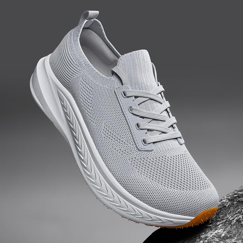 Fashion Outdoor Running Shoes Men Casual Shoes Breathable Lightweight Soft Zero Drop Sole Barefoot Wide-toed Shoes Men Sneakers