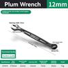 Durable Ratchet Wrench 8-32mm Plum Blossoms Open Combination Wrench Two-Way Double Fast Ratchet Wrench Auto Repair Tools
