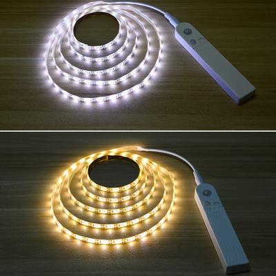 1 Stück Batteriebox Bewegungssensor Licht 2835 Warmweiß/Kaltweiß LED-Lichtband Flexibles Lichtband Für Schlafzimmer Treppen Veranda Arbeitszimmer