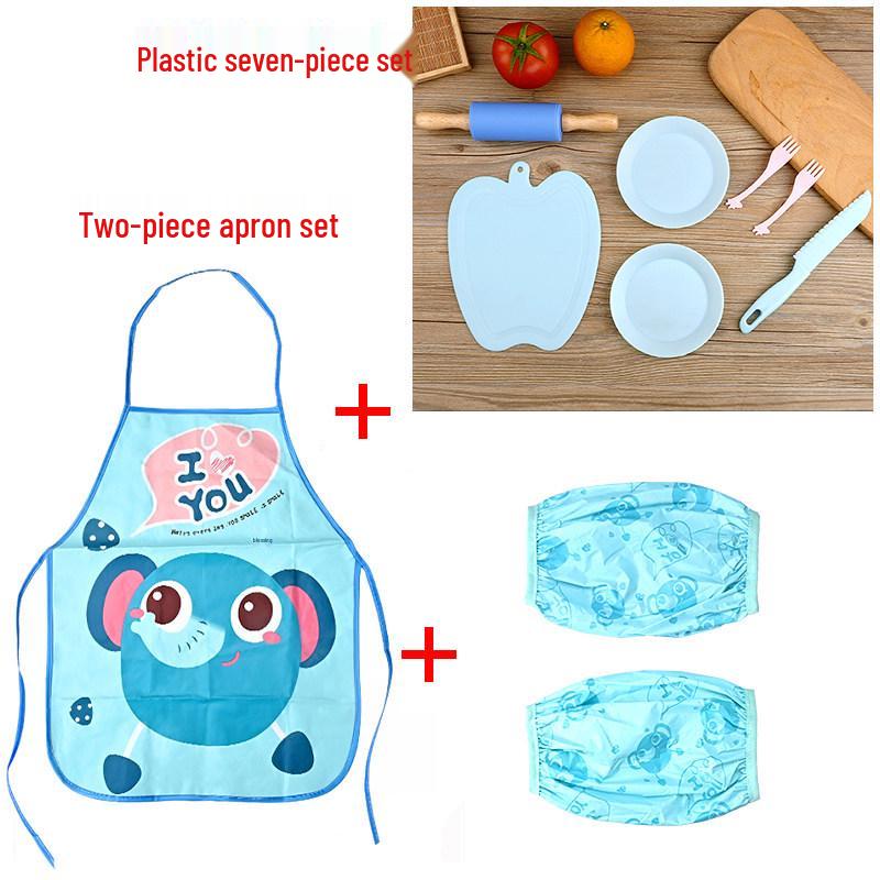 Safe Plastic Fruit Knife & Cutting Board Set for Kids
