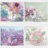 Succulent Potted Plant Decorative Tapestry Home Wall Living Room Office Decorative Tapestry