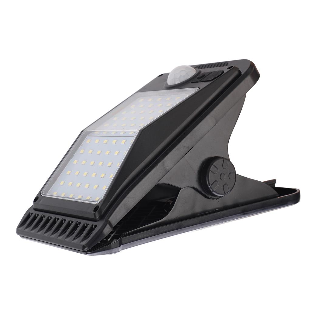Clip On Solar Motion Light 72 LED Beads IP65 Waterproof Portable Solar Lamps for Garden Yard Outdoor Warm Light
