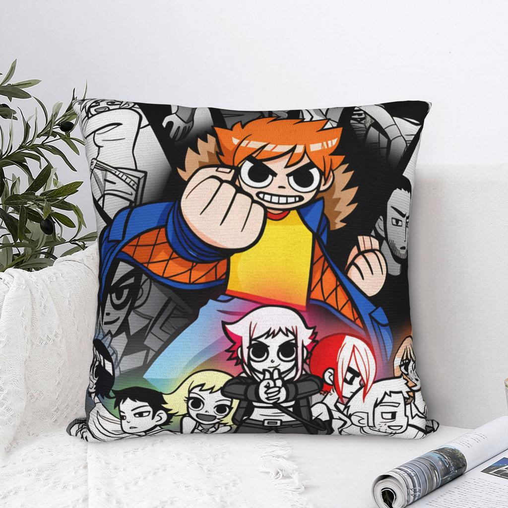 Scott Pilgrim Vs The World Anime Pillow Case Kawaii Pillow Cover Print Pillowcases For Office Car Home Decor