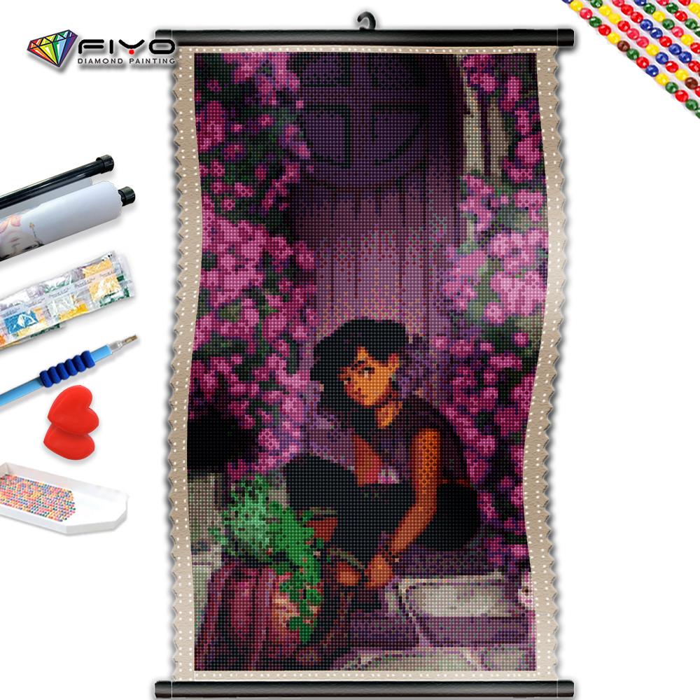 

5D DIY Рамка Алмазная картина милая девушка фотографии стразами мультфильм портретная вышивка мозаика рукоделие украшение для дома