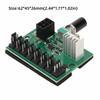 6Pin Power Interface Fan Splitter Controller Hub DC 12V Fan Speed Controller  Mining Machines