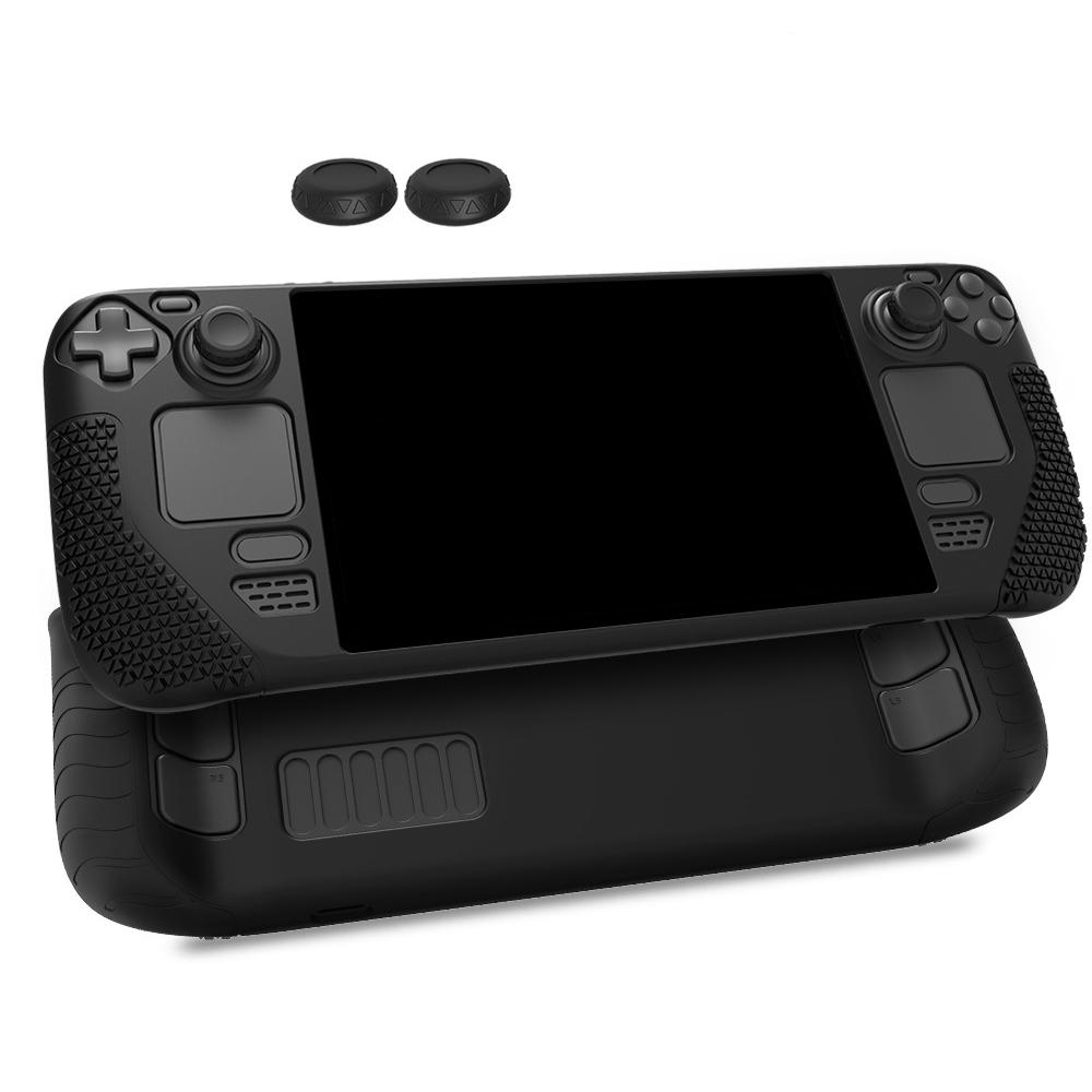 1× Soft TPU Grip Game Cover Shockproof Skin Shell Protective Case For Steam Deck