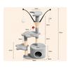 Multi-Level Cat Tree with Retreat Soft for Living Room, Bedroom, Indoor Cats