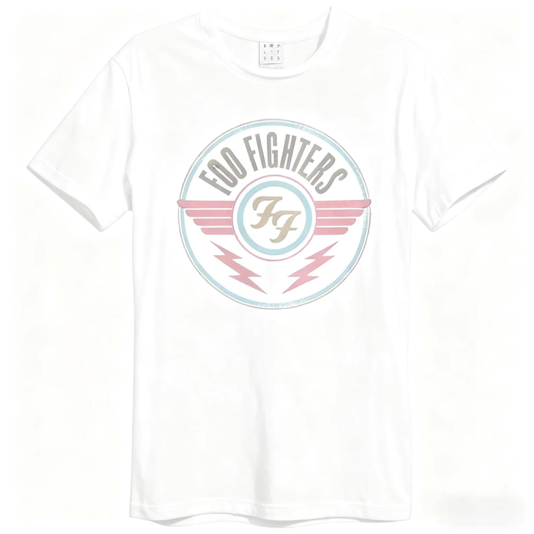 

2026 Flamethrower Band Print Shortsleeved Tshirt Round Neck Street Fashion Style Casual and Comfortable Streetwear Top M