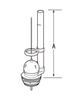INAX Float Valve for Toilets TF-889C