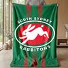 Coperta in Pile Flannel South Sydney Rabbitohs Coperta Calda e Accogliente per Divano Letto Viaggio Uso in Tutte le Stagioni