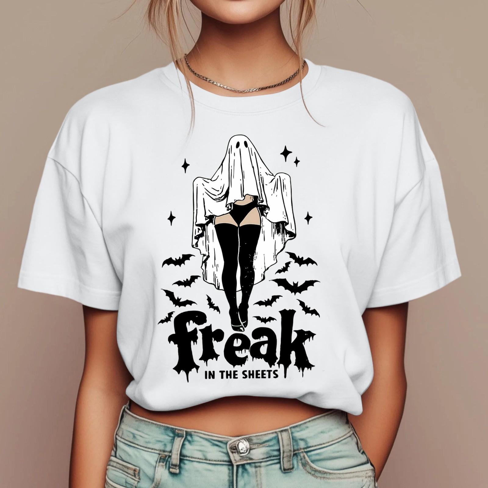 

Женские повседневные футболки с принтом для фестиваля, с коротким рукавом, с цветочным коротким рукавом, с круглым вырезом, ретро, с коротким рукавом, летние, повседневные топы L белый