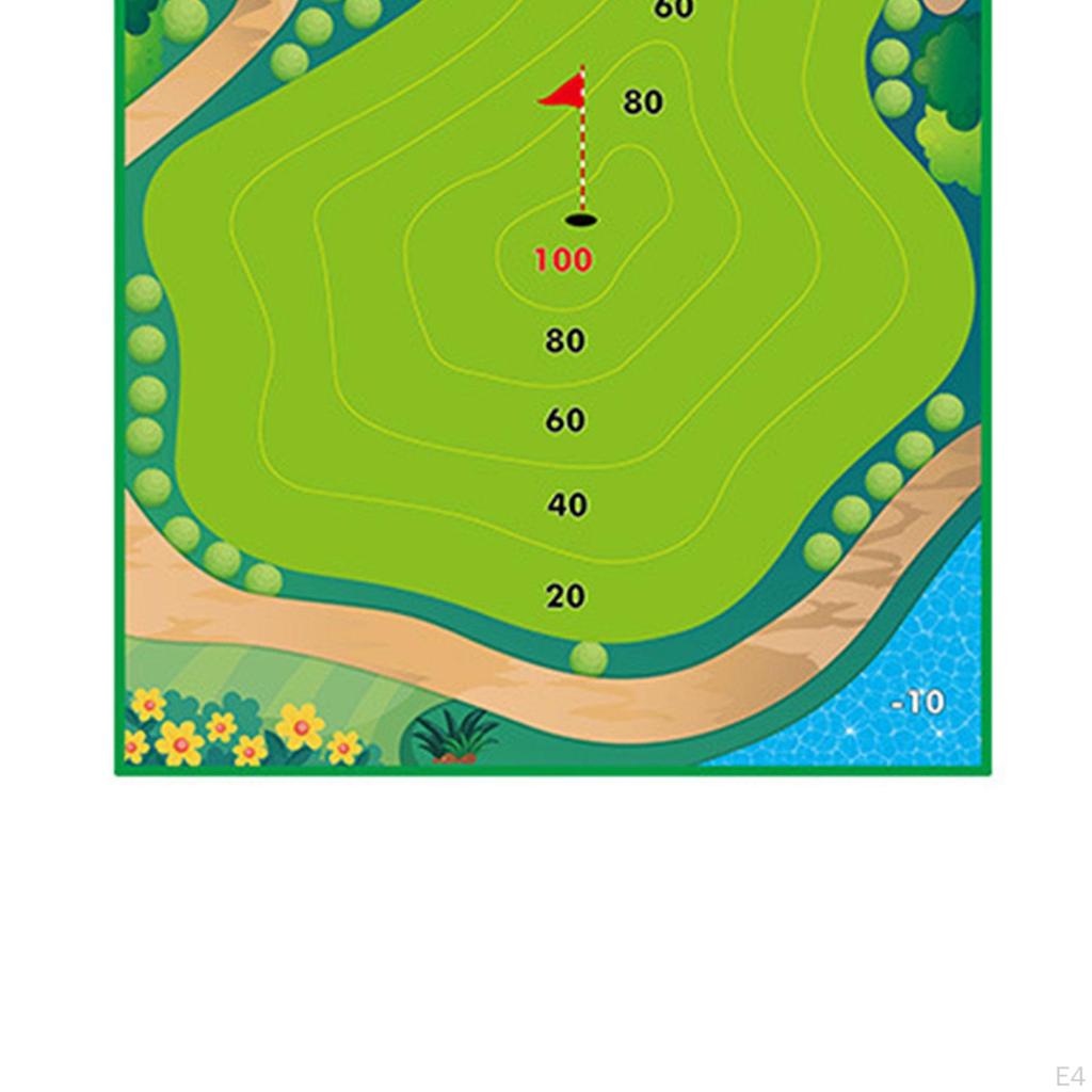 Chip Sticky Practice Golf Game Set for Gift Indoor and Outdoor Office Events Type 1