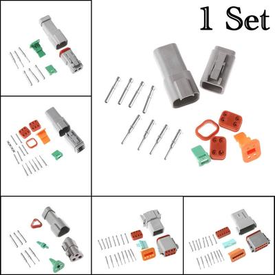 For Car Motor Truck Terminal Seal Kits Wiring Socket Plug Waterproof Connector DT06/04